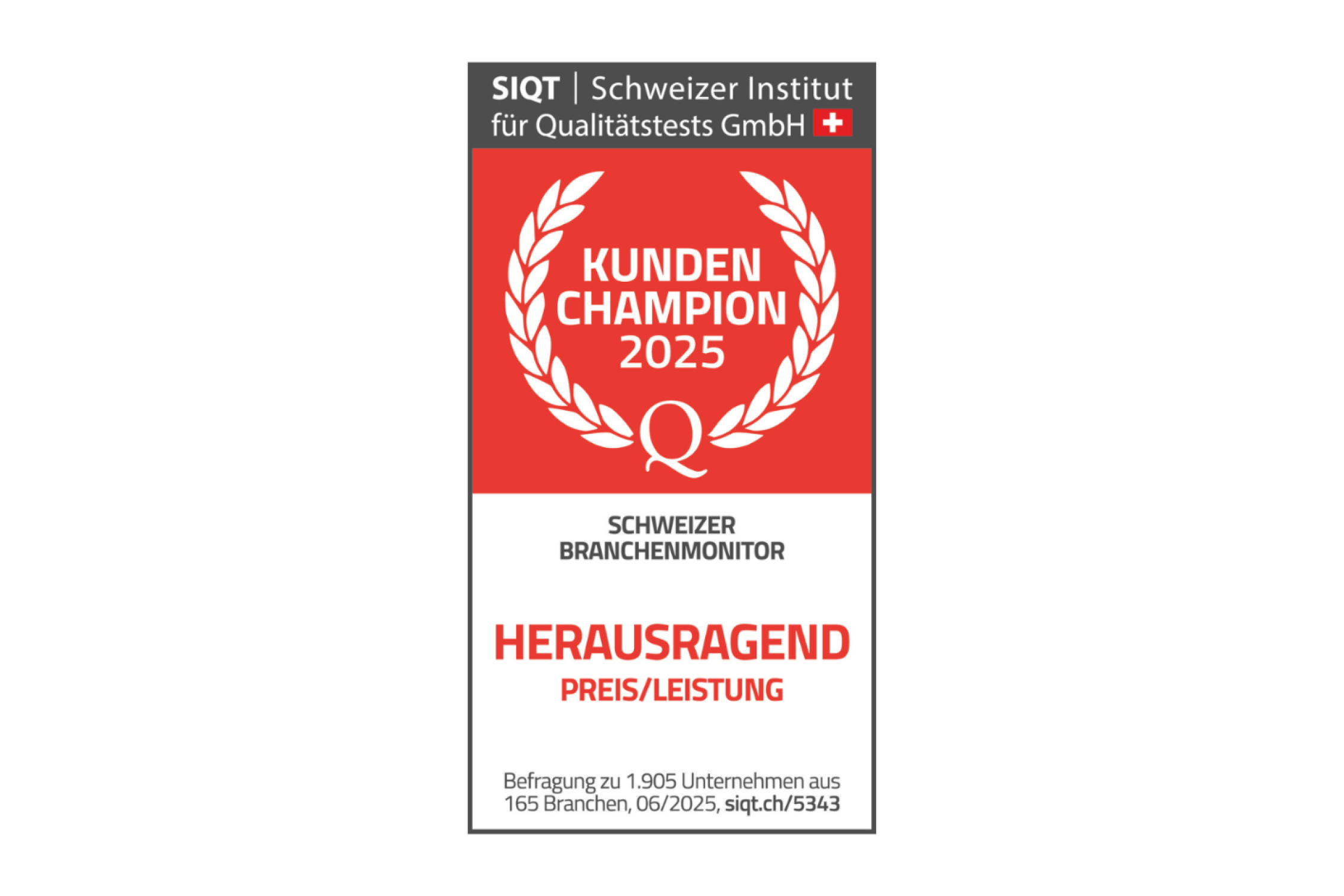 ERV Kunden-Champion 2025