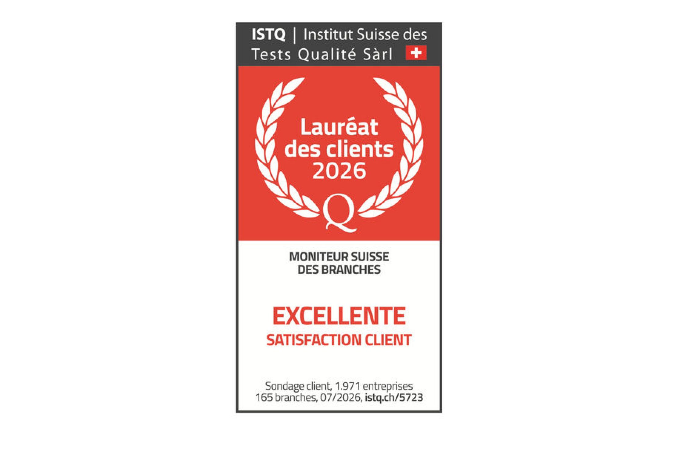 ERV Lauréat des clients 2025